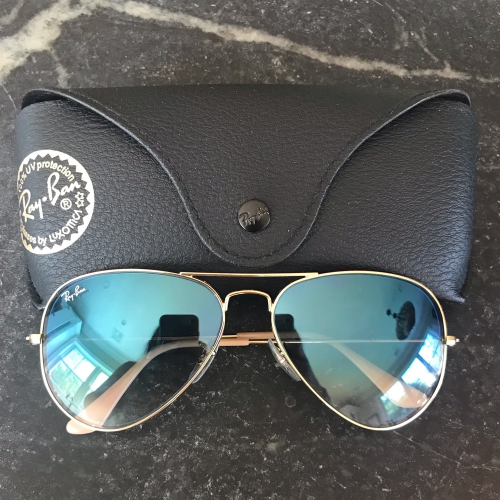 Ray-Ban 3025 55 Aviator Sunglasses